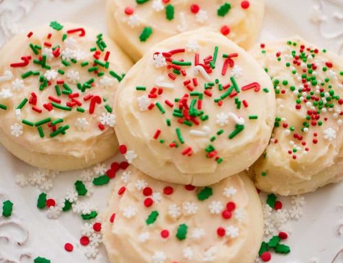 Easy Last Minute Christmas Dessert: Soft Frosted Eggnog Cookies
