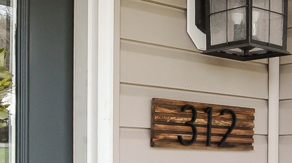 Upgrade the House Number Sign