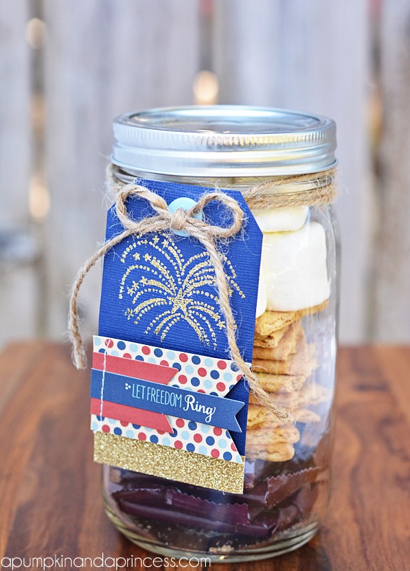 Smores in a Jar Party Favors